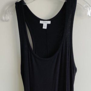 Daily Ritual Black Long Rayon Dress, size medium
